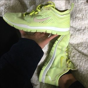 Nike Free 5.0 neon yellow lime fluorescent